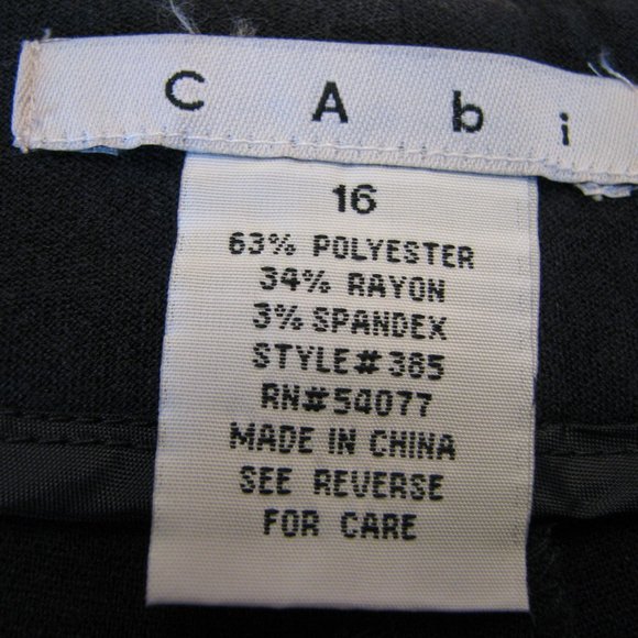 Two CAbi Carol Anderson by Invitation Women's Dress Pants Trousers Size 16 - Picture 7 of 13